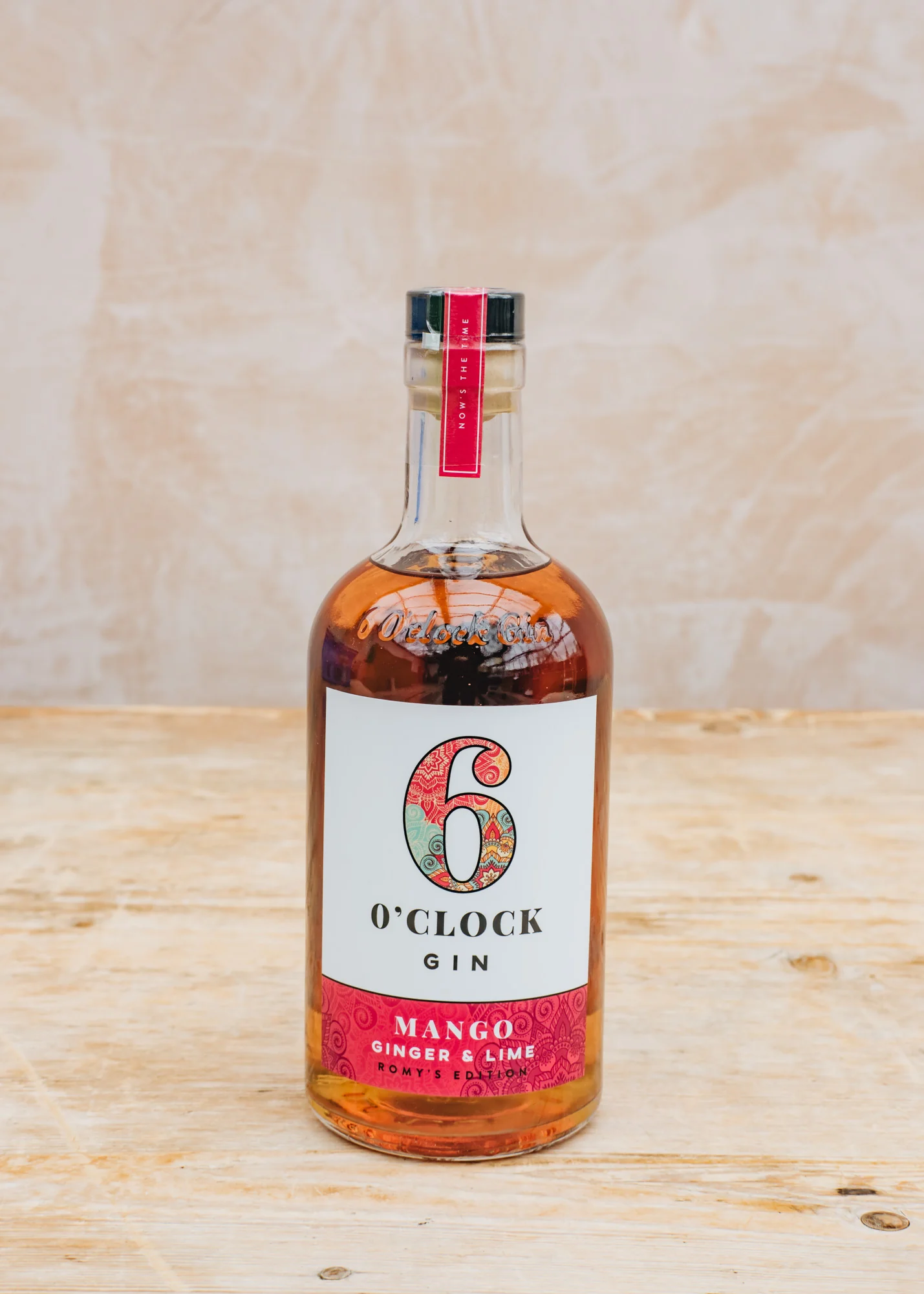 6 O'Clock Gin Mango, Ginger and Lime Gin, 70cl