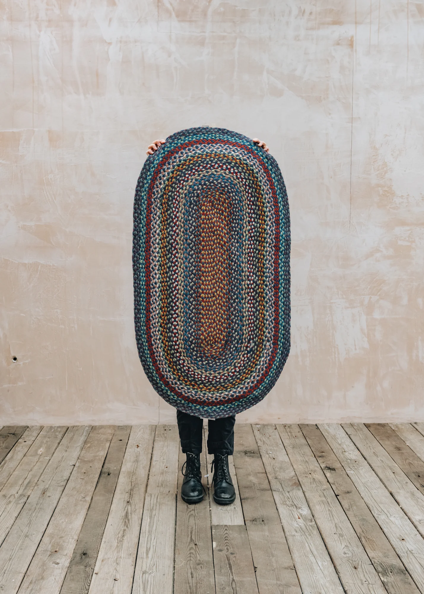 Blue Carnival Oval Rugs - Image 6
