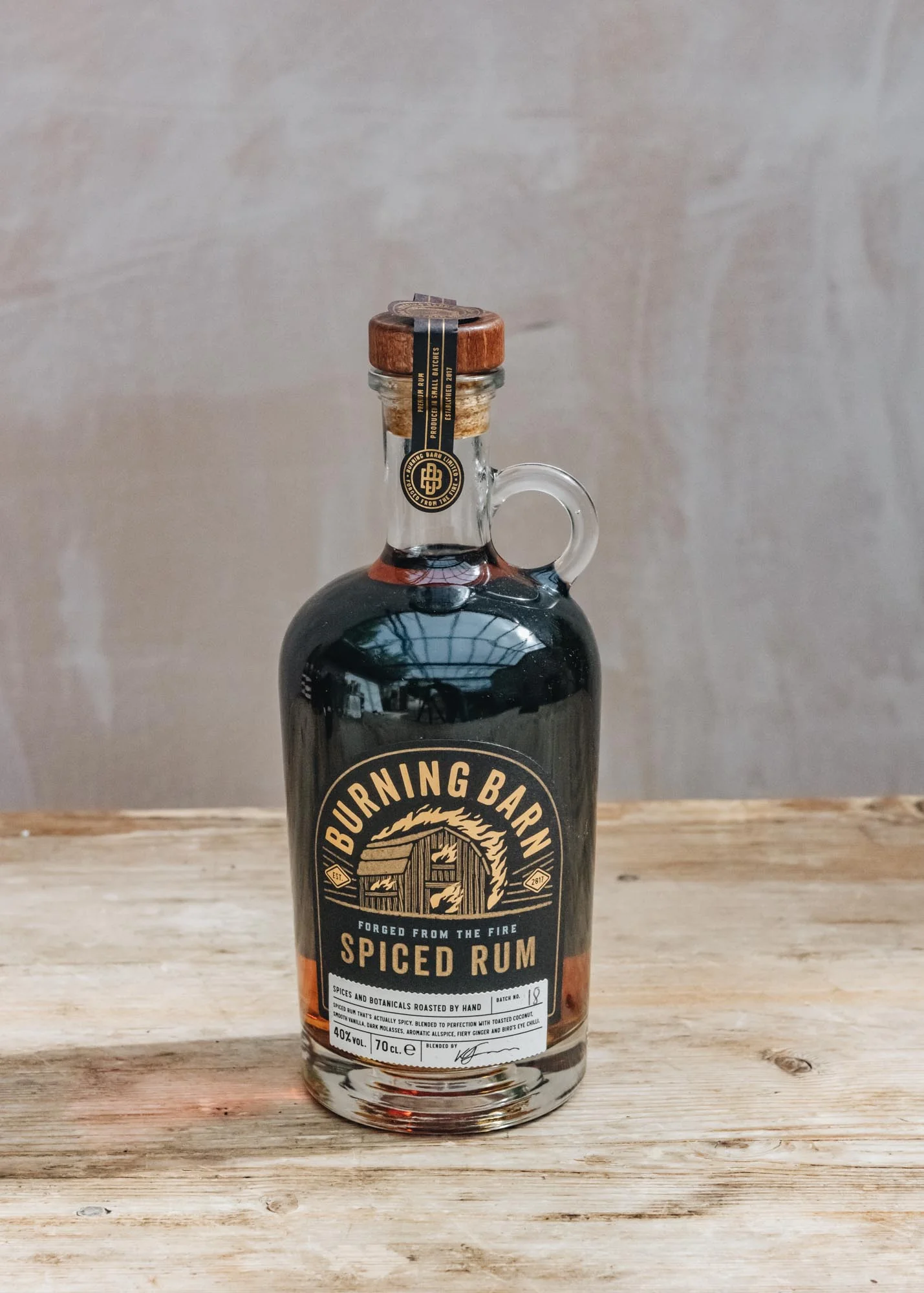 Burning Barn Spiced Rum, 70cl