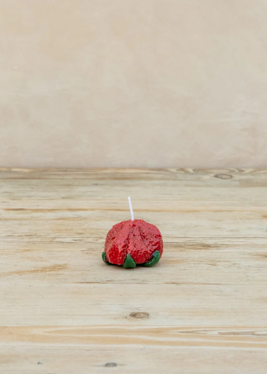 Strawberry Candle, 5.5cm