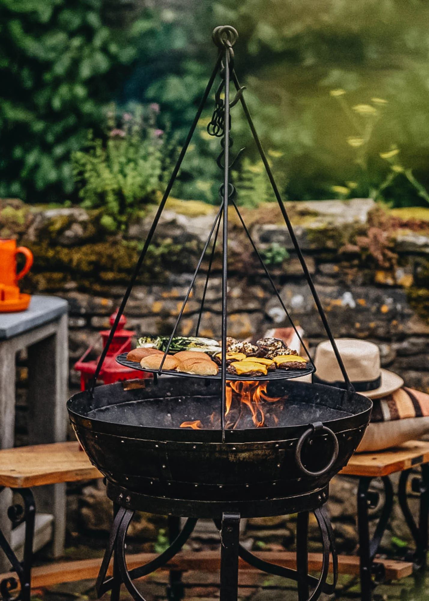 Cooking Tripods with Chain - Image 3