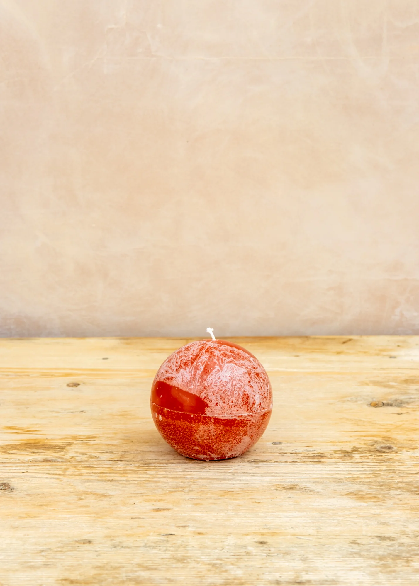 Bolo Candle in Terracotta, 10x10cm