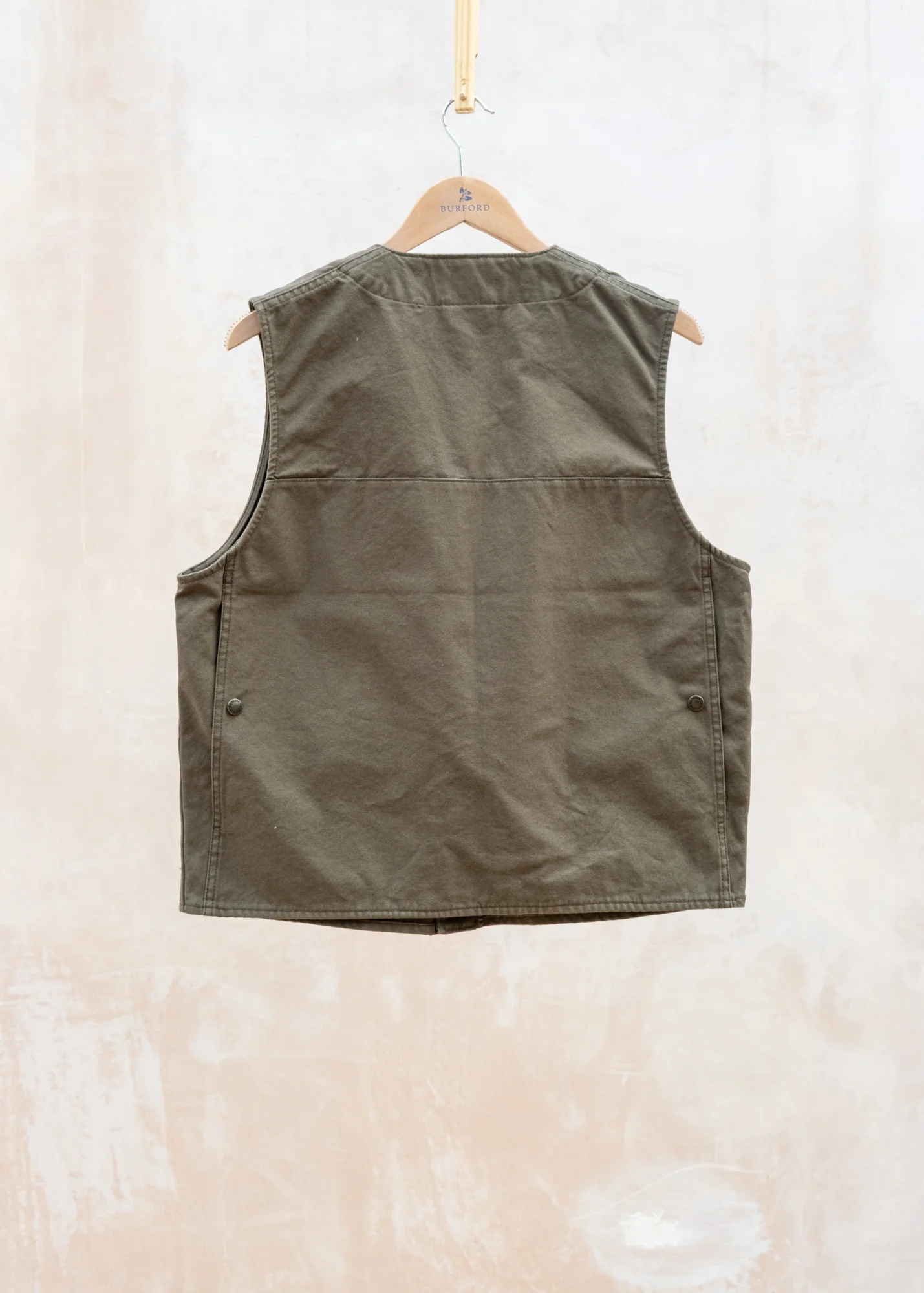 Dry Tin Vest in Otter Green - Image 2