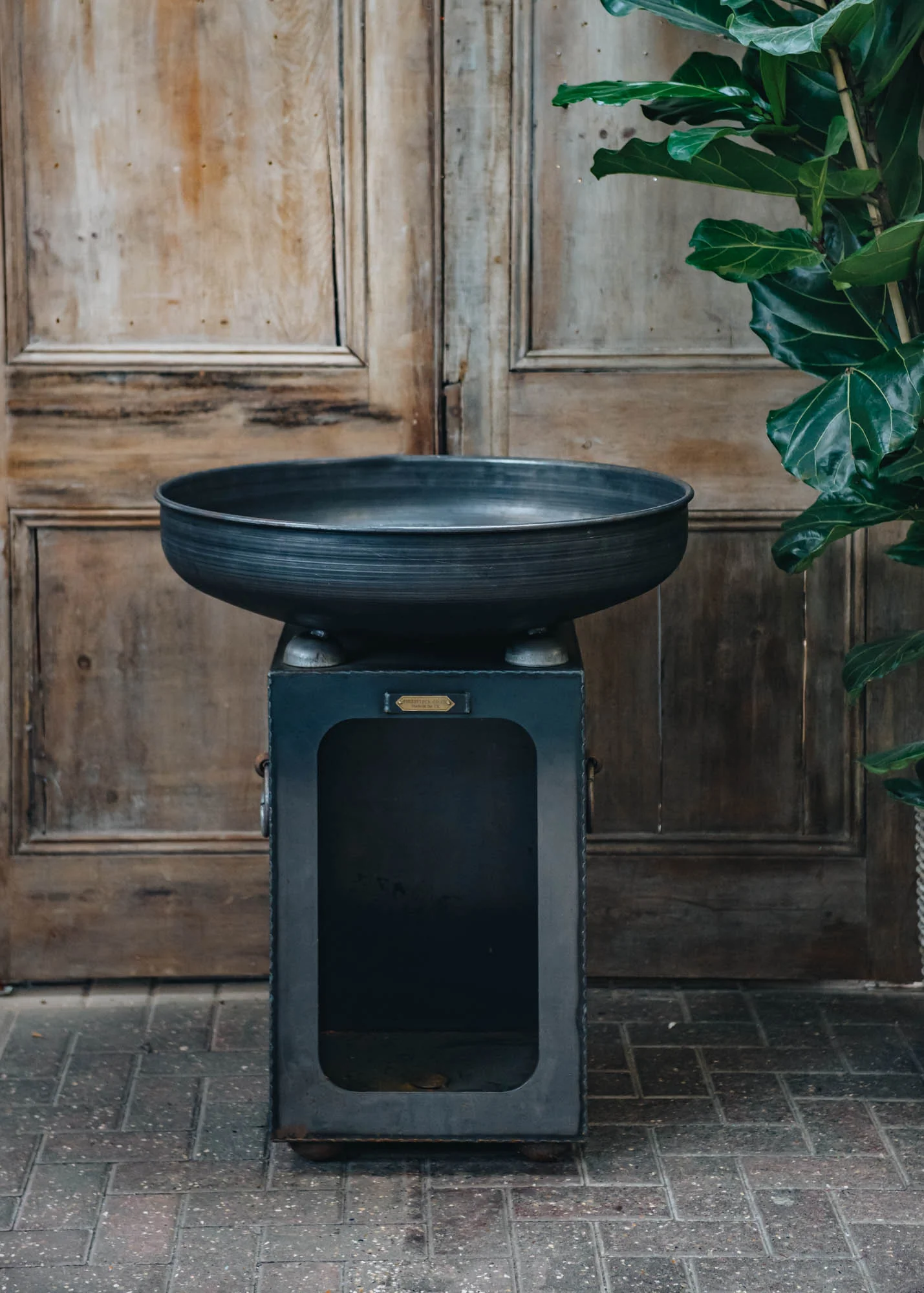 Fire Bowls with Log Stores - Image 4