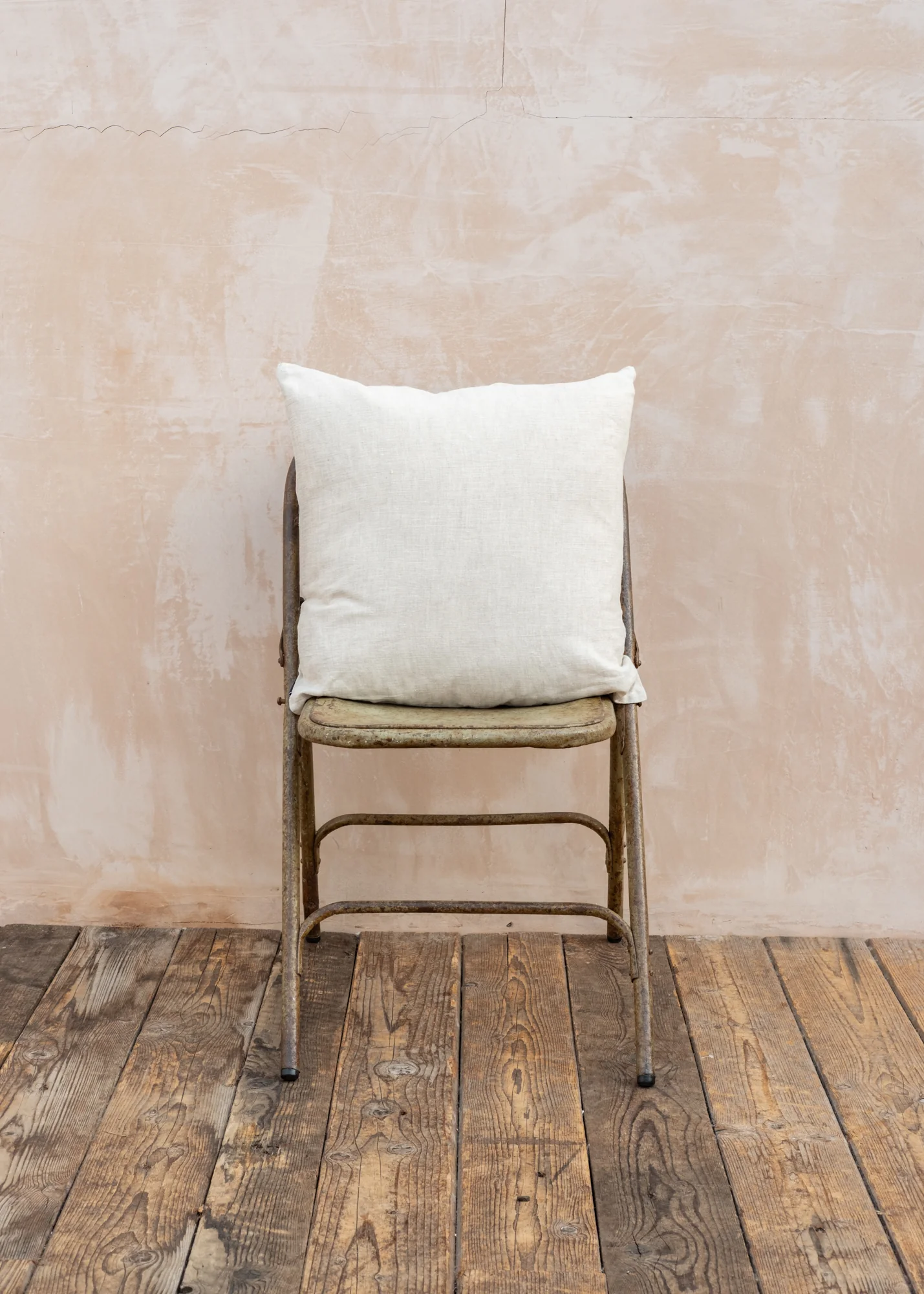 Sunshine Linen Cushion in Oatmeal, 50cm x 50cm