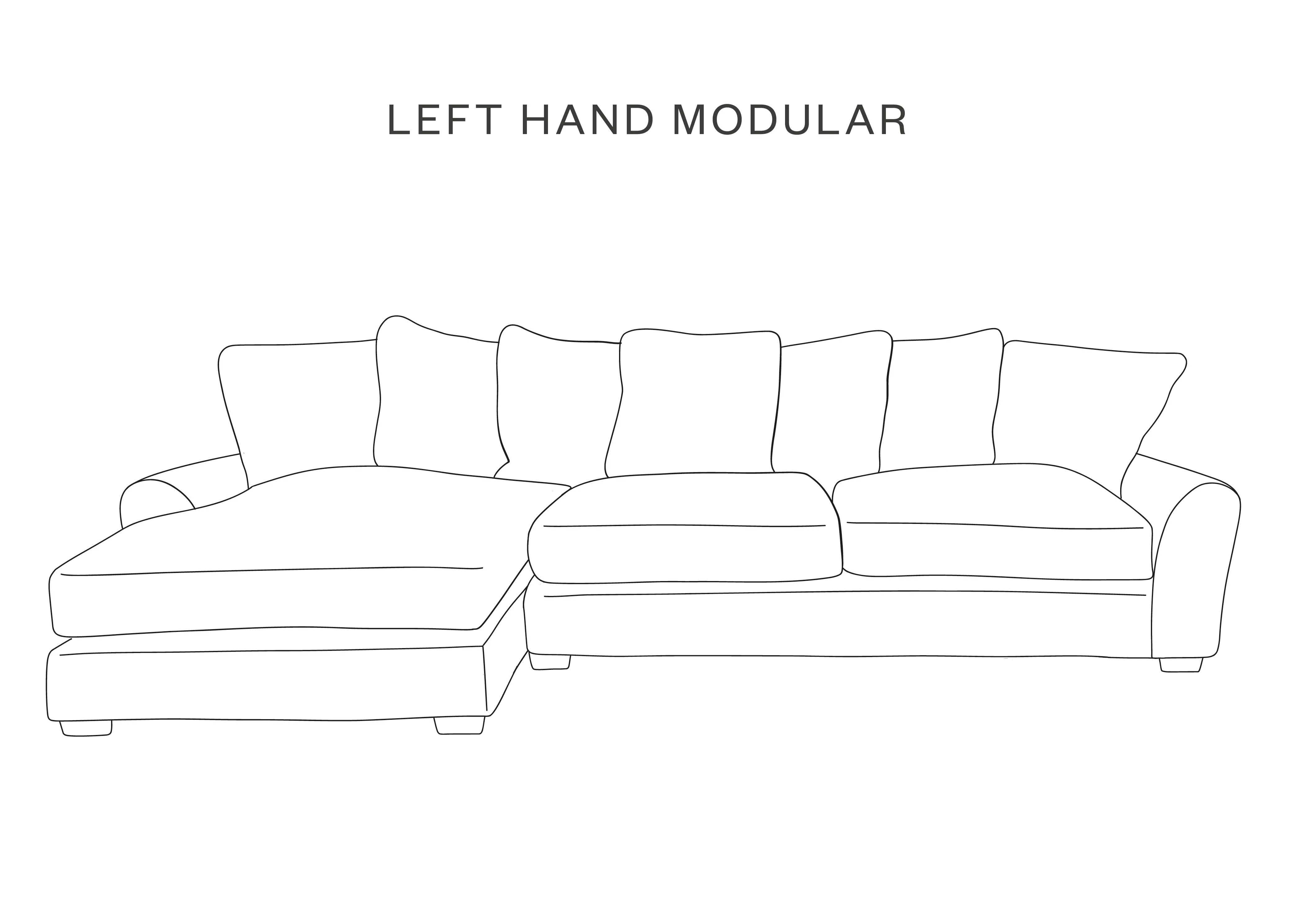 Moss Modular Two-Piece Sofas in Atlantis Velvet - Image 3