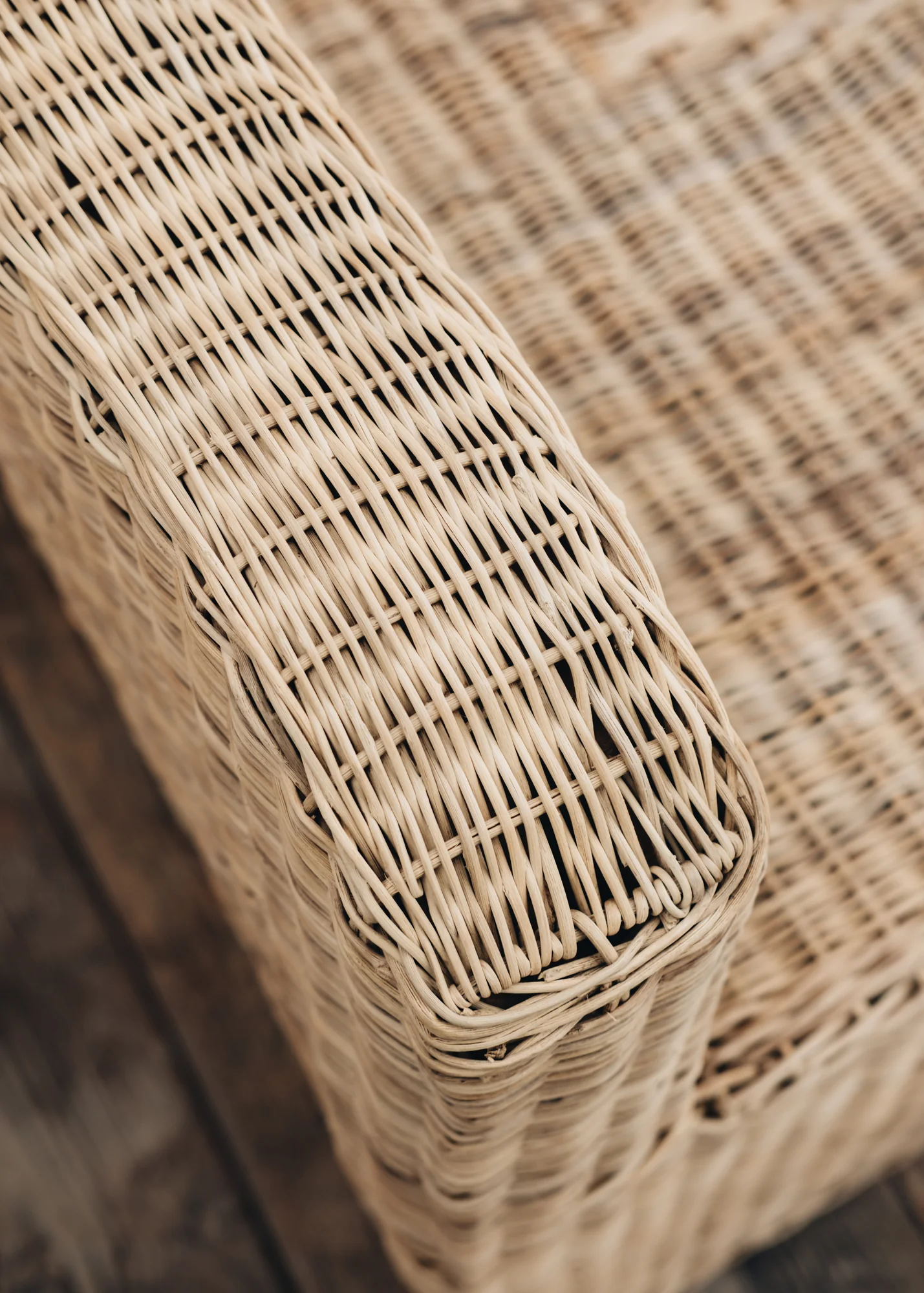 Nzuri Relaxed Cane One Seater Sofa - Image 6