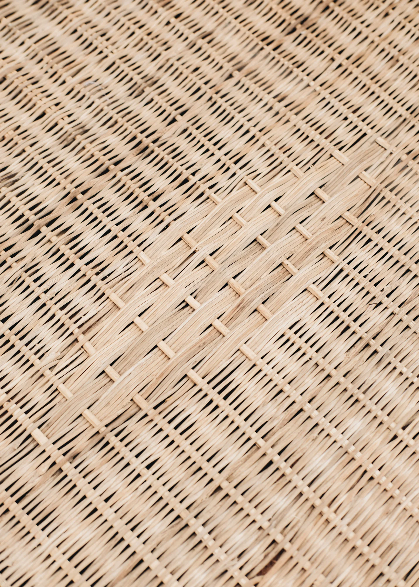 Nzuri Relaxed Cane Three Seater Sofa - Image 3