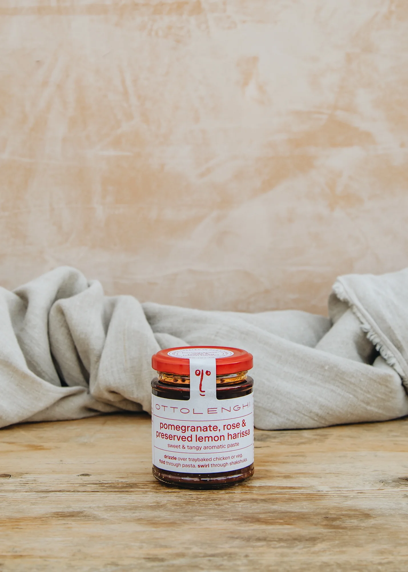 Pomegranate, Rose and Lemon Harissa Paste, 170g