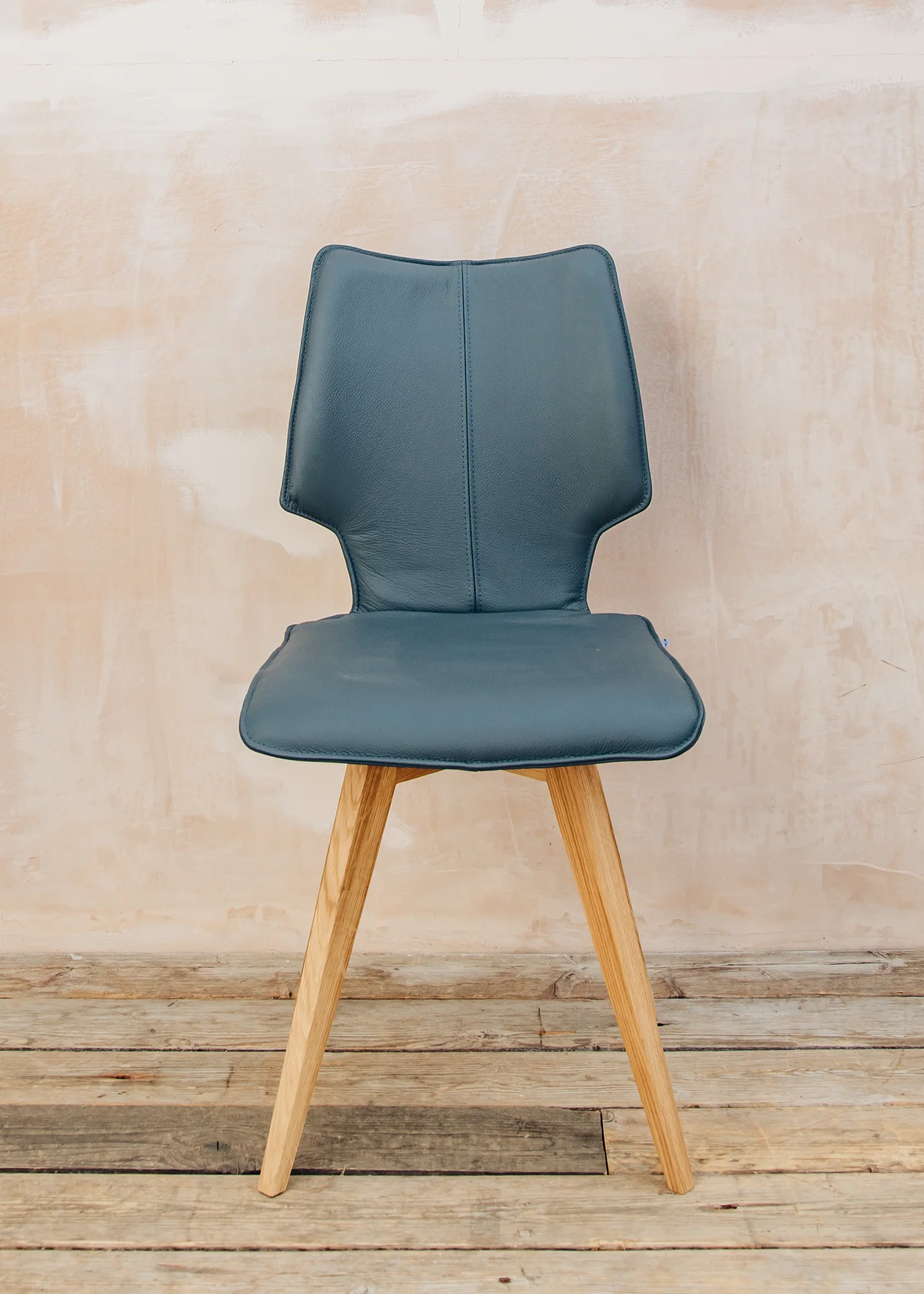 Clipper Dining Chair in Marine Toledo Leather
