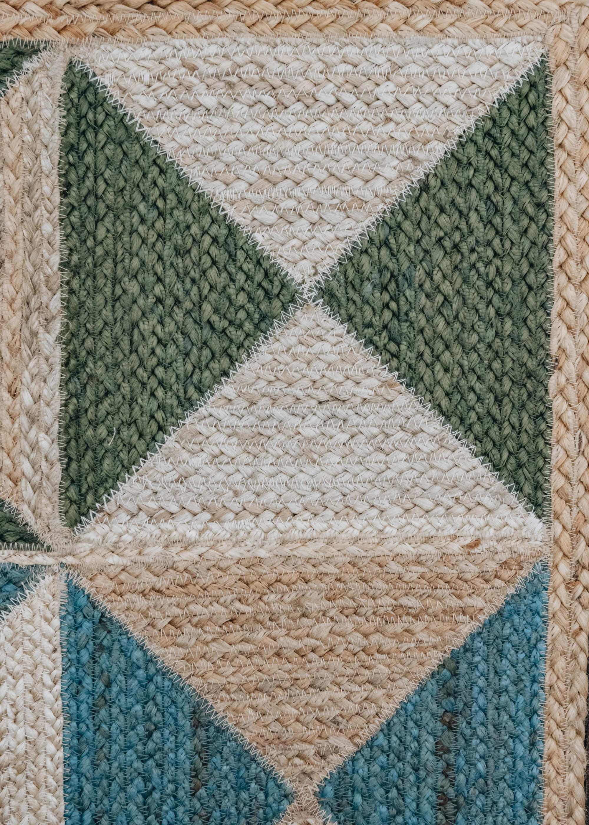 Teal Woven Doormat - Image 2