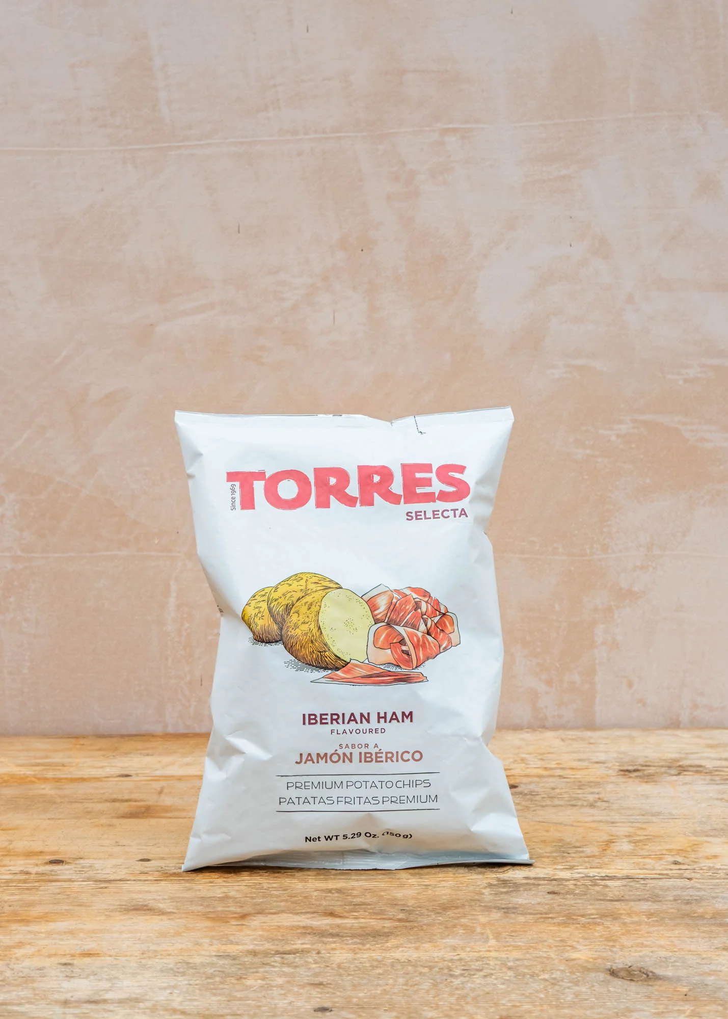 Iberico Ham Flavoured Potato Crisps, 150g