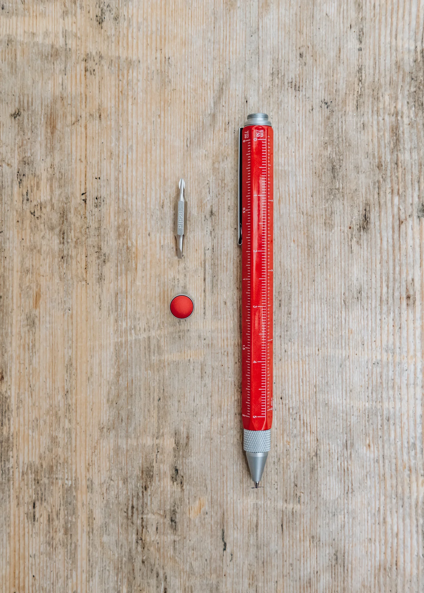 Construction Multi-Tool Pen in Red - Image 2