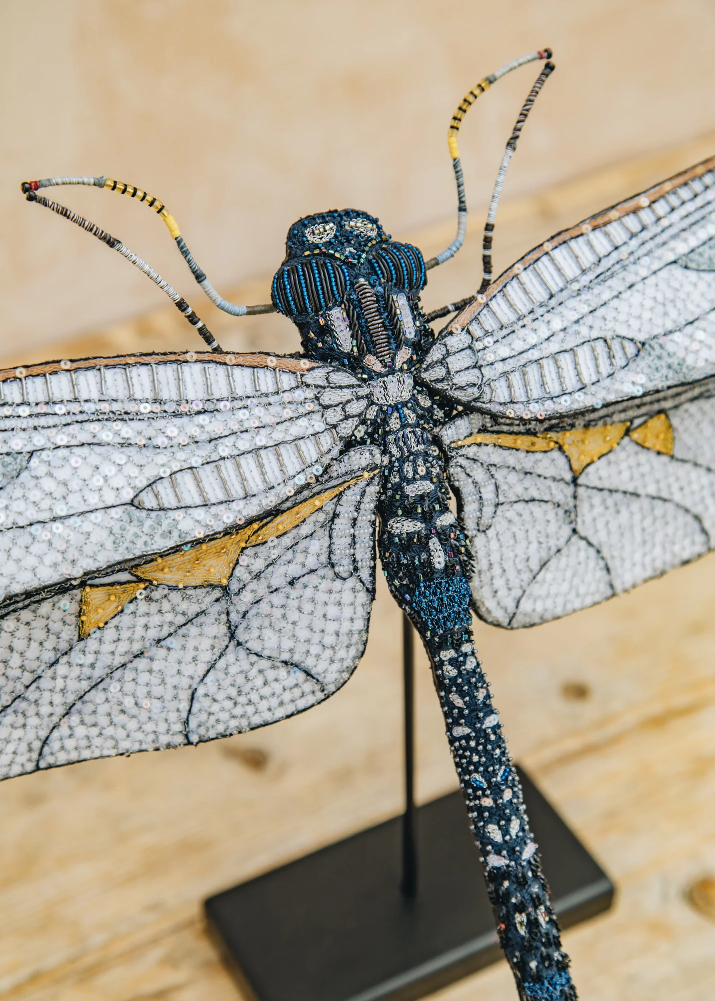 Objet D'Art Blue Dragonfly - Image 2