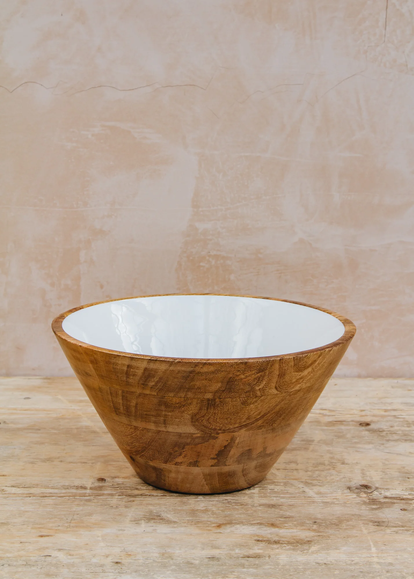 Mango Bowl in White, 30x15cm