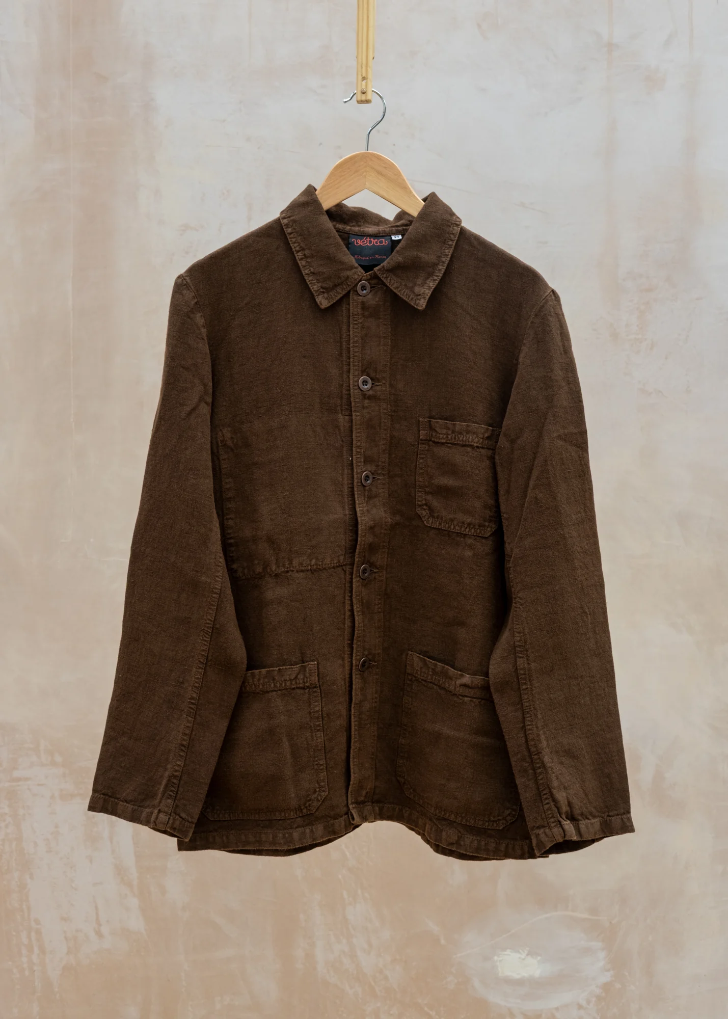 Linen Chore Jacket in Date