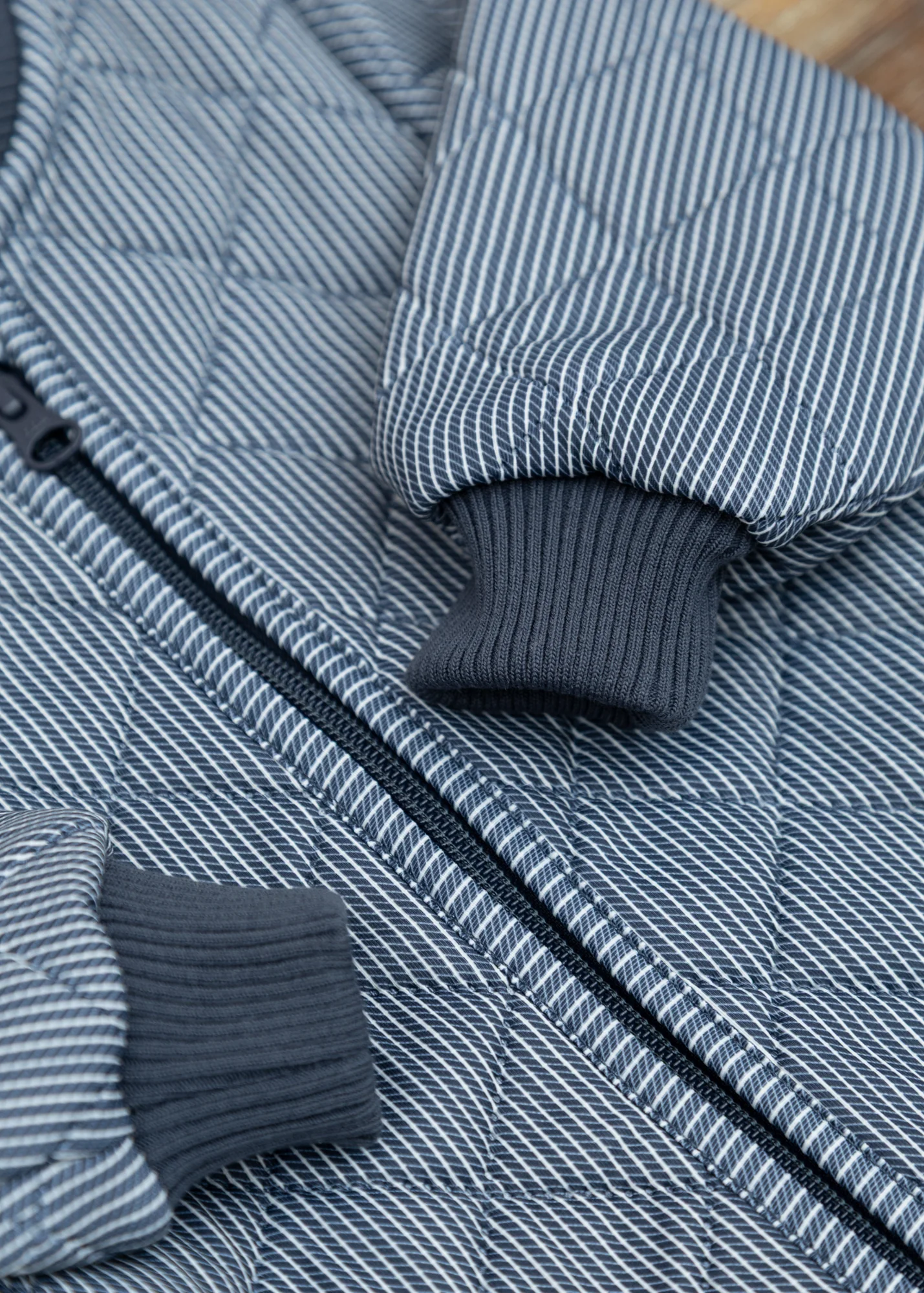 Babies' Loui Thermo Jacket in Ink Stripe - Image 4