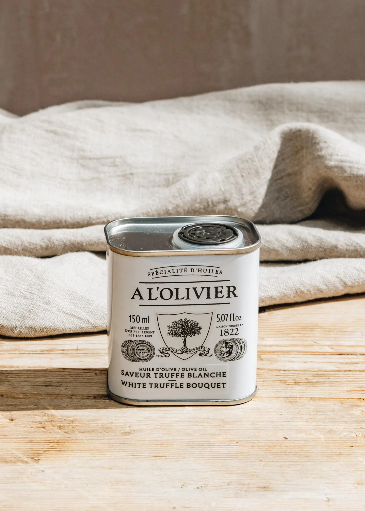 White Truffle Infused Oil in Tin